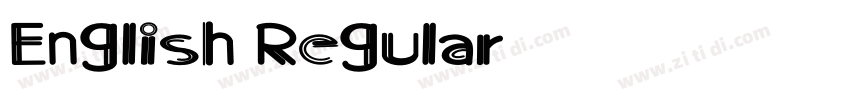 English Regular字体转换 English Regular字体转换